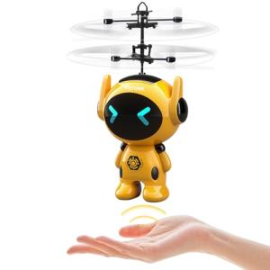 Yellow Flying Ball Drone Toy for Kids