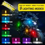 NHHEO Wireless LED Strobe Lights with Remote Control