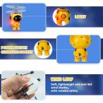 Yellow Flying Ball Drone Toy for Kids