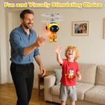 Yellow Flying Ball Drone Toy for Kids