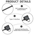 15cm Type-C to Micro USB Cable for Drones
