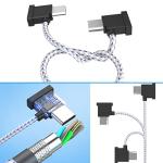 Nylon Braided USB-C Cable for Drone Controllers