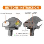 DJI Air 3 Drone Strobe Light Mount Adapter