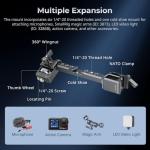 SMALLRIG Adjustable Monitor Mount with Quick Release