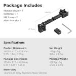 SMALLRIG Adjustable Monitor Mount with Quick Release