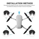 Dilwe Mini RC Drone Propellers Black & Silver