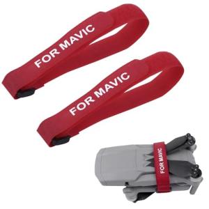 DJI Mini Drone Propeller Holder Straps - Red