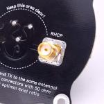 High Accuracy 5.8G FPV Triple Feed Antenna