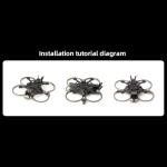 HGLRC 2-Inch Cinewhoop FPV Drone Frame - Black