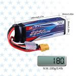 2250mAh 11.1V 25C Lipo Battery for Drones