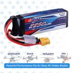 2250mAh 11.1V 25C Lipo Battery for Drones