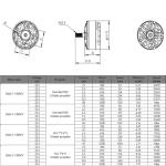 NEEBRC 2807 1300KV Brushless Motors for Drones
