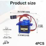 SG90 Micro Servo Motor Kit for RC Projects