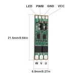 OTOTEC 2Pcs 8A Micro Brushless ESC Module
