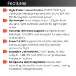 AERO SELFIE H743 Flight Controller with 60A ESC