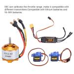 RC Airplane Power Kit with Motor, ESC, Servo