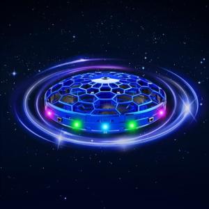 Kids Hand-Controlled Flying Spinner Drone (Blue)