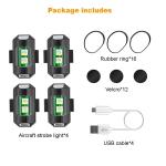 7-Color LED Strobe Lights for Drones and Vehicles