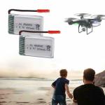 2 Lipo Batteries & USB Charger for Mini Orion Drone