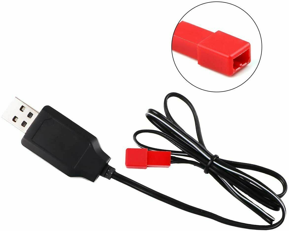 2 Lipo Batteries & USB Charger for Mini Orion Drone