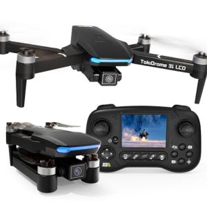 Toladrone TD31LCD Foldable Camera Drone for Beginners