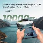 Holy Stone 4K GPS Foldable Drone with Camera