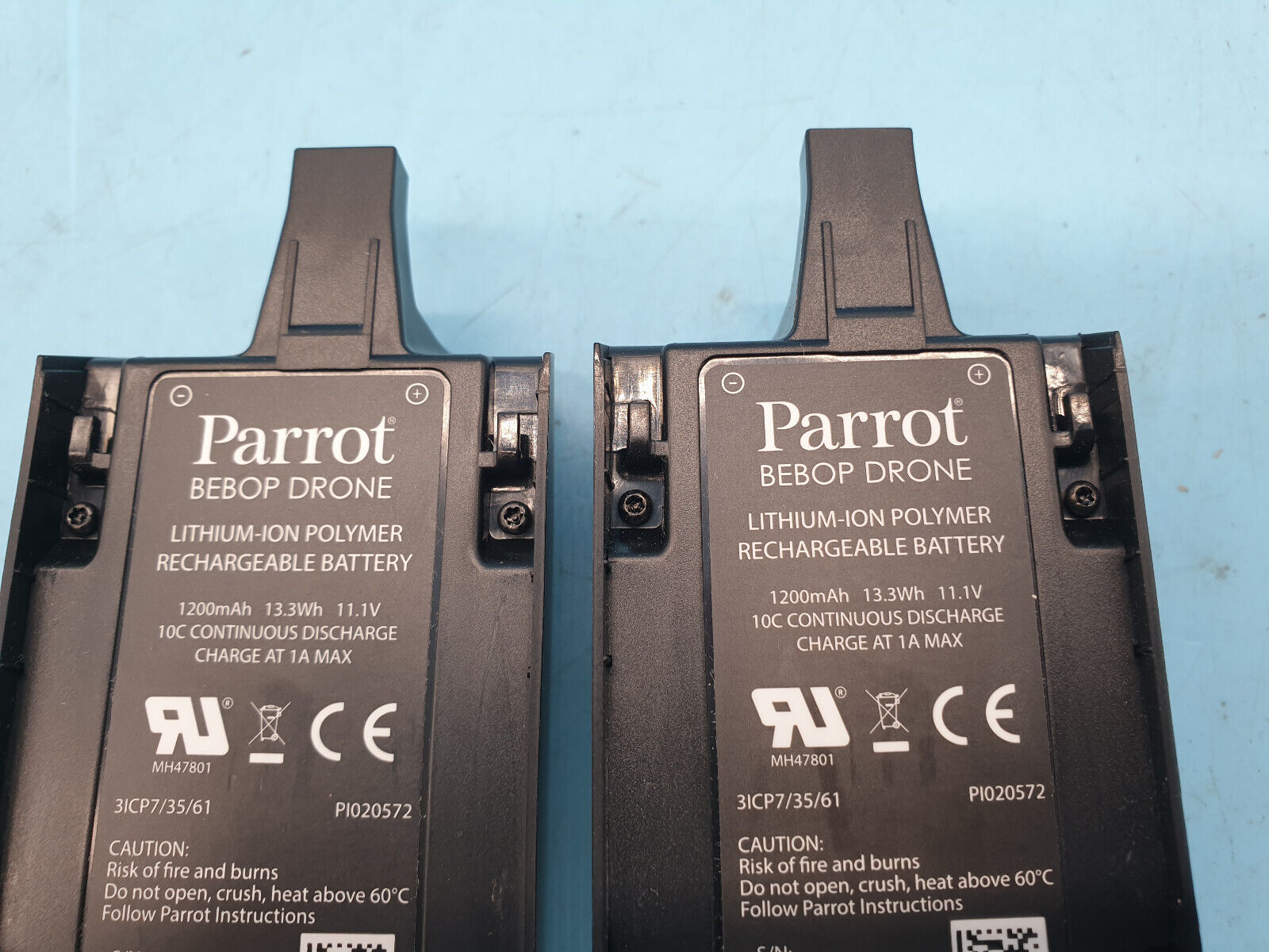 Parrot Bebop Drone Battery X2 (FAULTY)