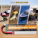 2-pack 5200mAh Lipo Batteries with Deans T Plug