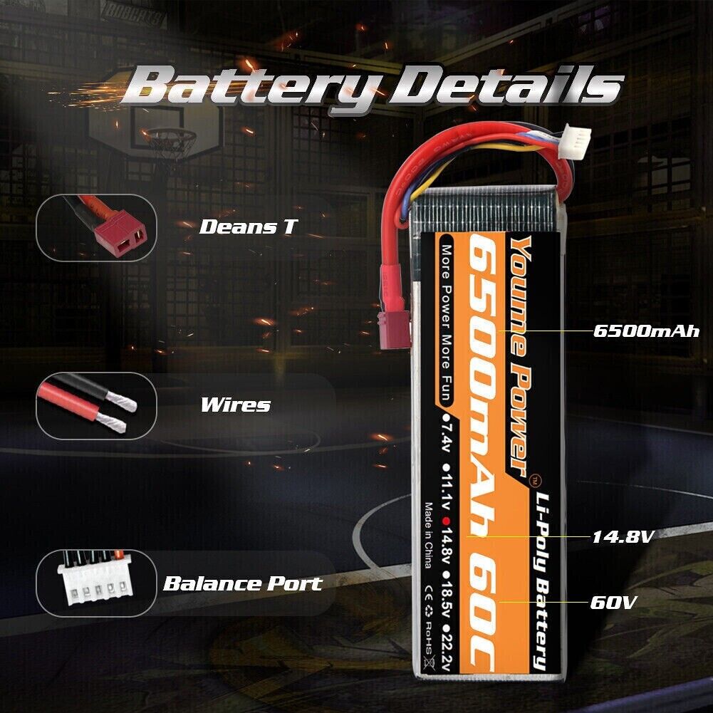 4S 6500mAh LiPO Battery for RC Drones