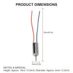 5 Pack Low Noise Coreless DC Micro Motors