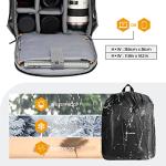 Waterproof Camera Backpack with Laptop Compartment