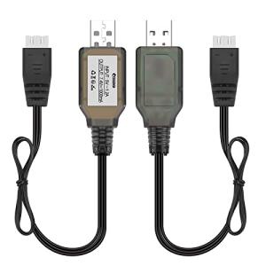 2pcs USB Charger for LiPo Battery & RC Cars