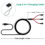 DJI Drone Fast Charger with 3-in-1 Cable