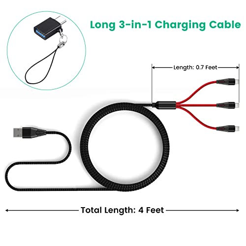 DJI Drone Fast Charger with 3-in-1 Cable