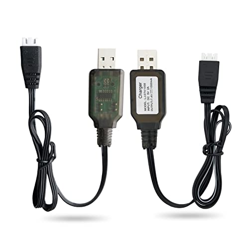 2-Pack Charger Cable for RC Drones