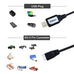 2-Pack Charger Cable for RC Drones