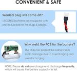 5 LiPo Batteries with Charger for Drones