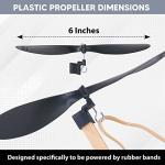 Plastic Propeller for STEM Projects, 6 Inches, Pack of 30