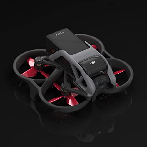 Red 4-Blade Propellers for DJI Avata by Master Airscrew