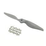Nylon Gray RC Propellers 4-Pack with Adapter Rings