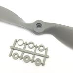 Nylon Gray RC Propellers 4-Pack with Adapter Rings