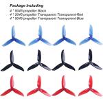 12 Tri-Blade Propellers for Racing Drones