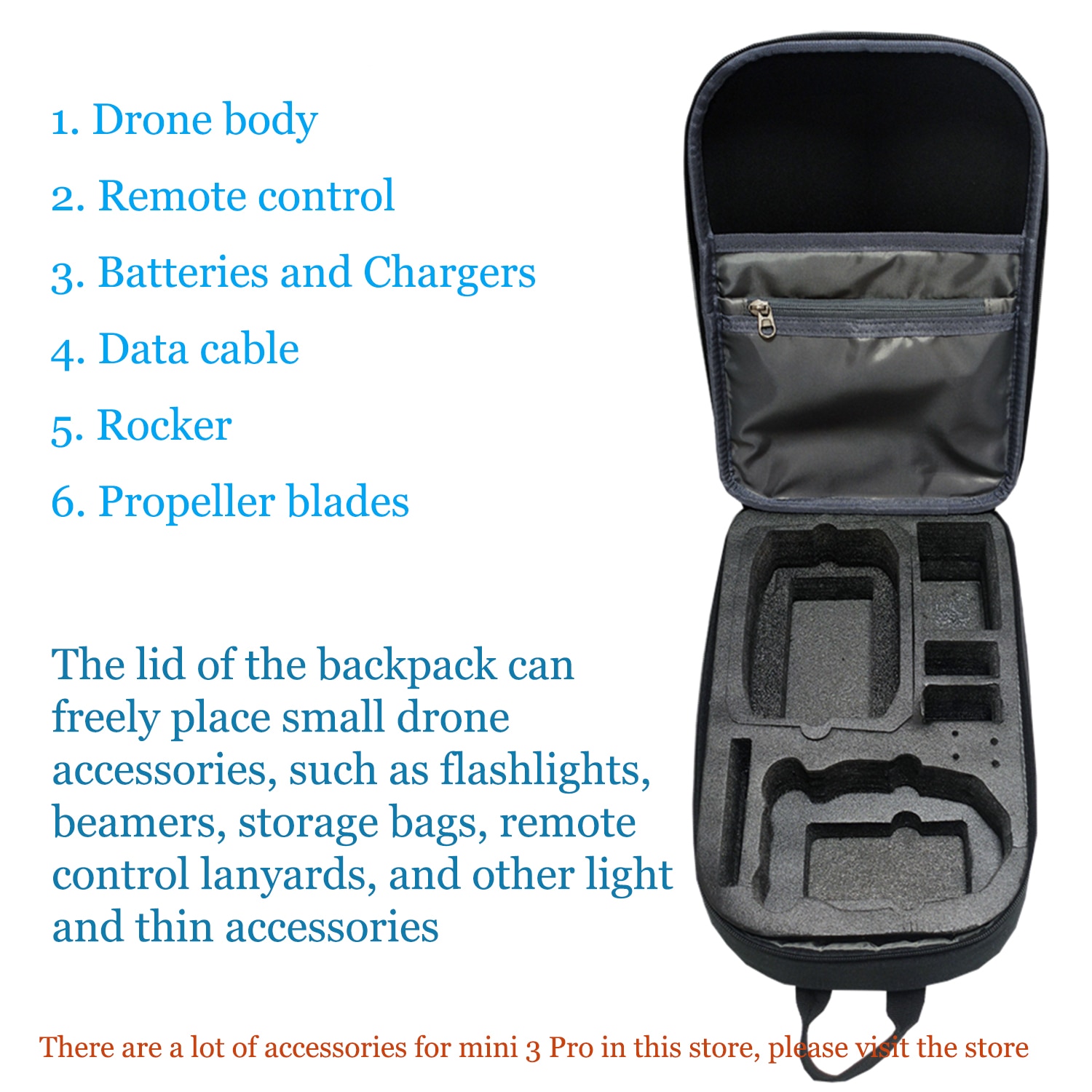 DJI Mini 3 Pro Storage Backpack Case