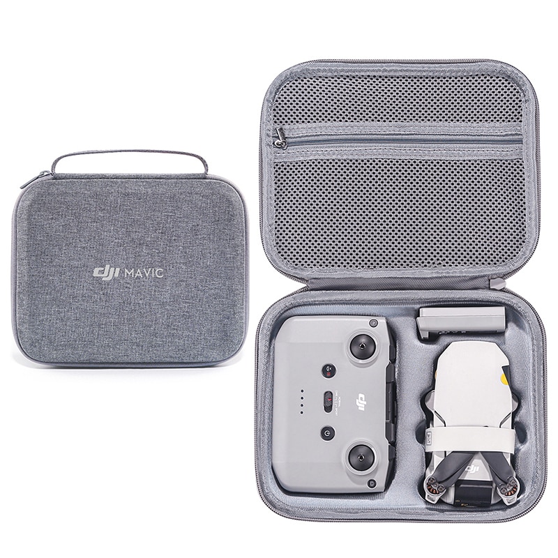 Portable Carrying Case Hrad EVA Storage Bag Waterproof Protective Hanbag Box for DJI Mini 2 Drone Battery Remote Controller Box