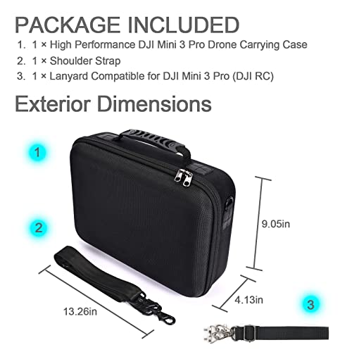 Hard Case for DJI Mini 3 Pro Accessories