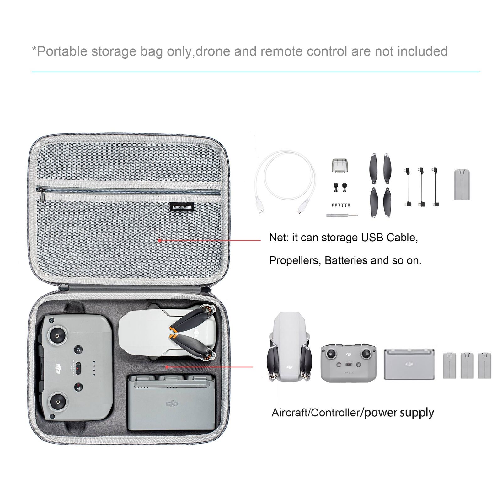 DJI Mini 2 Accessories Carrying Case Bag