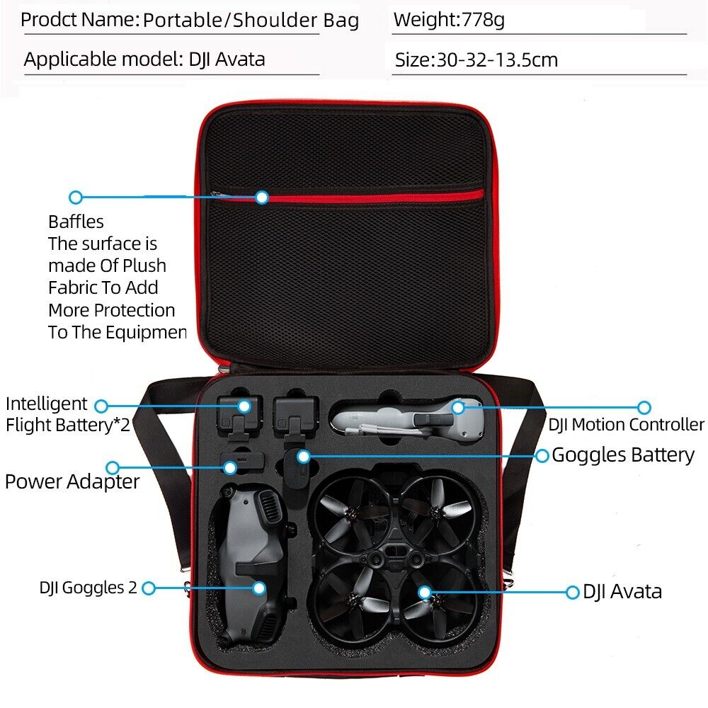 DJI Avata Drone Storage Bag Professional