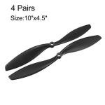 Nylon Black 1045 Propellers - 4 Pairs