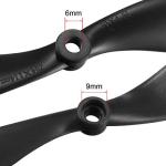 Nylon Black 1045 Propellers - 4 Pairs