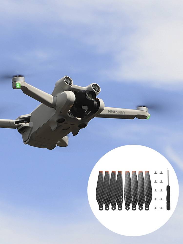 8Pcs Carbon Fiber Propellers for DJI Mini 3 Pro